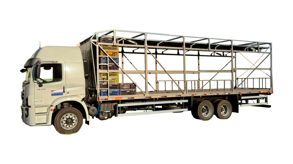 CARROCERIA PARA AVES - VP 10.300MM COMPRIMENTO - 480 CAIXAS